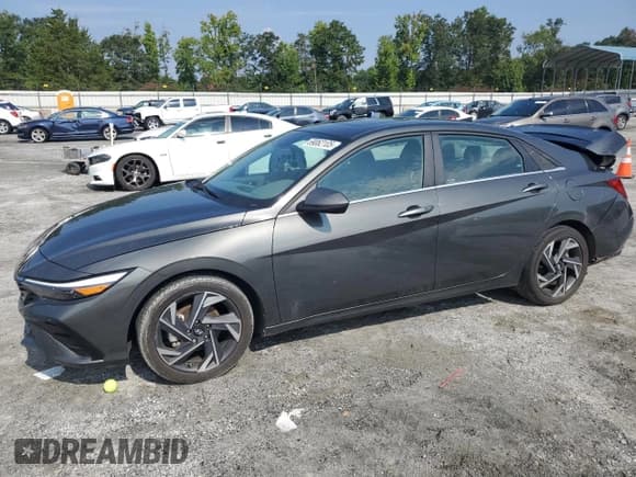 ✅ 2024 Hyundai Elantra SEL • VIN: KMHLS4DG3RU672660 • Lot: 69062105. Listed on Copart with 29,733 mi. Free auction sales archive from the USA and detailed vehicle history report at DreamBid. Image 1.