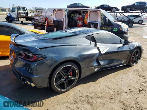 2021 Chevrolet Corvette 3LT с VIN 1G1YC2D45M5112040, выставлен на аукционе Copart как лот 76660064 с пробегом 1 584 миль миль и На запчасти • Non repairable. История ставок и продаж доступна на DreamBid. Изображение 3.