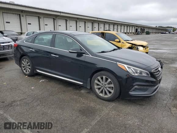 ✅ 2016 Hyundai Sonata Sport • VIN: 5NPE34AF9GH267125 • Lot: 89661705. Listed on Copart with 147,304 mi. Free auction sales archive from the USA and detailed vehicle history report at DreamBid. Image 4.