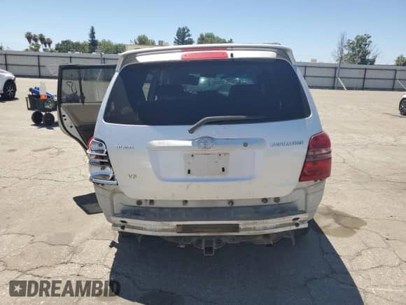 2001 Toyota Highlander с VIN JTEGF21A310018053, выставлен на аукционе Copart как лот 65593605 с пробегом Не указан миль и Списание • Salvage title. История ставок и продаж доступна на DreamBid. Изображение 6.