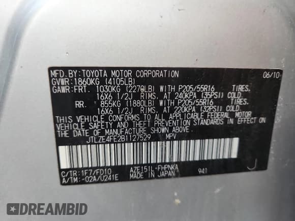 ✅ 2011 Scion xB • VIN: JTLZE4FE2B1127529 • Lot: 87206265. Wystawiony na Copart z przebiegiem 102 861 mil. Bezpłatny archiwum sprzedaży aukcyjnych z USA i szczegółowy raport historii pojazdu na DreamBid. Zdjęcie 12.