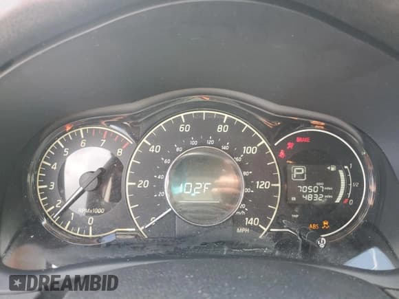 ✅ 2017 Nissan Note SV • VIN: 3N1CE2CP9HL355933 • Lot: 61074125. Listed on Copart with 70,507 mi. Free auction sales archive from the USA and detailed vehicle history report at DreamBid. Image 9.