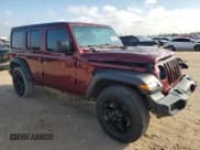 ✅ 2022 Jeep Wrangler Unlimited High Tide • VIN: 1C4HJXDG6NW105825 • Lot: 84442124. Listed on Copart with 20,108 mi. Free auction sales archive from the USA and detailed vehicle history report at DreamBid. Image 4.