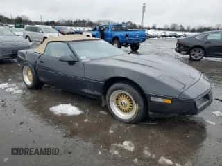 1987 Chevrolet Corvette with VIN 1G1YY3184H5119288, listed as a Copart auction lot 45191605 with 52,340 mi miles and Salvage title. Bid and sale history available at DreamBid. Image 4.