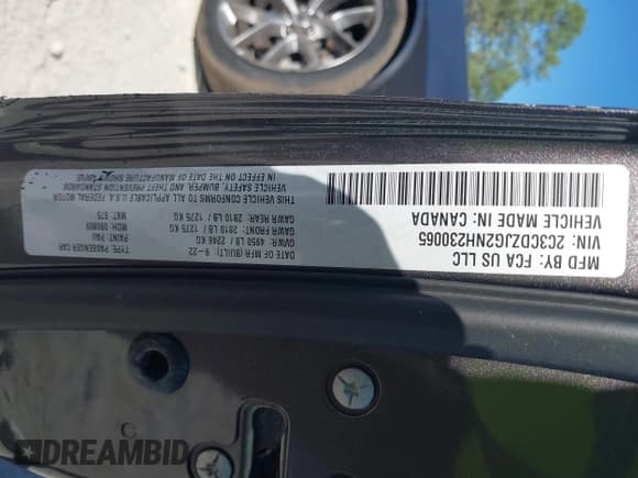 ✅ 2022 Dodge Challenger GT • VIN: 2C3CDZJG2NH230065 • Lot: 43441823. Wystawiony na IAAI z przebiegiem 64 430 mil. Bezpłatny archiwum sprzedaży aukcyjnych z USA i szczegółowy raport historii pojazdu na DreamBid. Zdjęcie 9.