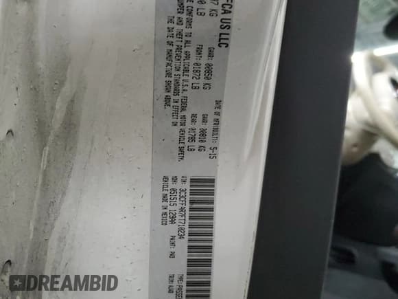 ✅ 2015 FIAT 500 Pop • VIN: 3C3CFFAR7FT710234 • Lot: 88151445. Listed on Copart with 42,143 mi. Free auction sales archive from the USA and detailed vehicle history report at DreamBid. Image 14.