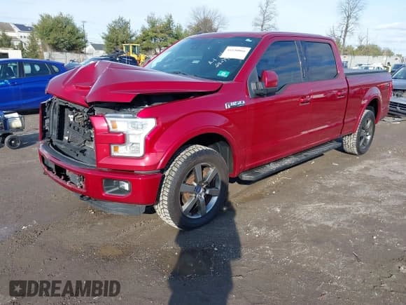 ✅ 2015 Ford F-150 XLT • VIN: 1FTFW1EF2FFB76243 • Lot: 41150866. Listed on IAAI with 124,478 mi. Free auction sales archive from the USA and detailed vehicle history report at DreamBid. Image 2.