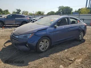 ✅ 2019 Hyundai Elantra Value Edition • VIN: 5NPD84LF6KH455197 • Lot: 80451815. Listed on Copart with 79,293 mi. Free auction sales archive from the USA and detailed vehicle history report at DreamBid. Image 1.