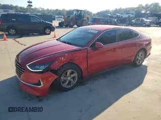 2020 Hyundai Sonata SE with VIN 5NPEG4JA3LH001599, listed as a Copart auction lot 80376125 with 136,010 mi miles and Salvage title. Bid and sale history available at DreamBid. Image 1.