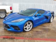 ✅ 2022 Chevrolet Corvette 3LT • VIN: 1G1YC2D45N5110838 • Lot: 41771276. Listed on IAAI with 24,696 mi. Free auction sales archive from the USA and detailed vehicle history report at DreamBid. Image 2.