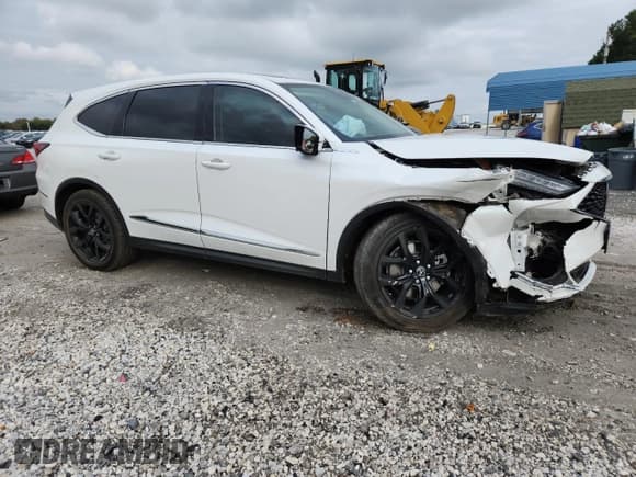 ✅ 2022 Acura MDX Technology • VIN: 5J8YE1H40NL038580 • Lot: 89874025. Listed on Copart with 89,959 mi. Free auction sales archive from the USA and detailed vehicle history report at DreamBid. Image 4.