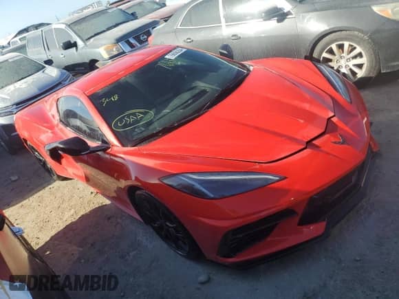 2023 Chevrolet Corvette 1LT z VIN 1G1YA2D4XP5114831, wystawiony jako Copart lot #76606204 z przebiegiem 2 358 mil mil oraz Nie do naprawy • Non repairable. Historia ofert i sprzedaży dostępna na DreamBid. Obrazek 4.