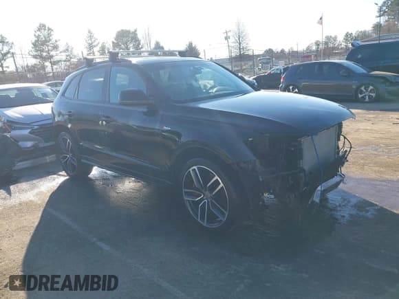 ✅ 2017 Audi SQ5 Premium Plus • VIN: WA1CCAFP1HA014262 • Lot: 41554674. Listed on IAAI with 27,506 mi. Free auction sales archive from the USA and detailed vehicle history report at DreamBid. Image 1.