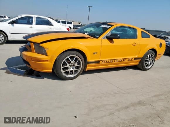 ✅ 2008 Ford Mustang GT Deluxe • VIN: 1ZVHT82H985138661 • Lot: 81414165. Listed on Copart with 97,023 mi. Free auction sales archive from the USA and detailed vehicle history report at DreamBid. Image 1.