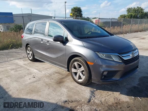 ✅ 2018 Honda Odyssey EX-L • VIN: 5FNRL6H77JB060377 • Лот: 43804881. Опубликован ранее на IAAI с пробегом 140 045 миль. Бесплатный доступ к архиву аукционных продаж из США и подробный отчёт об истории автомобиля на DreamBid. Изображение 1.