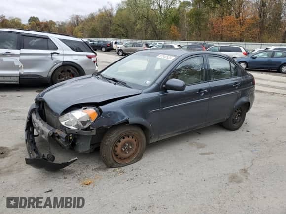 2011 Hyundai Accent GLS с VIN KMHCN4AC5BU604178, выставлен на аукционе Copart как лот 87348525 с пробегом 190 628 миль миль и Списание • Salvage title. История ставок и продаж доступна на DreamBid. Изображение 1.