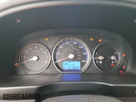 2012 Hyundai Santa Fe GLS with VIN 5XYZG3ABXCG113666, listed as a Copart auction lot 74131604 with 121,303 mi miles and Salvage title. Bid and sale history available at DreamBid. Image 9.