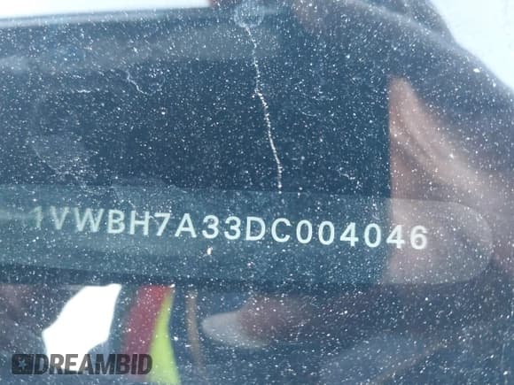 ✅ 2013 Volkswagen Passat SE • VIN: 1VWBH7A33DC004046 • Лот: 43848084. Опубликован ранее на IAAI с пробегом 105 942 миль. Бесплатный доступ к архиву аукционных продаж из США и подробный отчёт об истории автомобиля на DreamBid. Изображение 9.