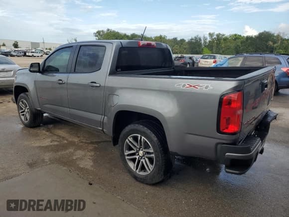 ✅ 2021 Chevrolet Colorado 4WD Work Truck • VIN: 1GCGTBEN3M1215880 • Лот: 61263353. Опубликован ранее на Copart с пробегом 41 125 миль. Бесплатный доступ к архиву аукционных продаж из США и подробный отчёт об истории автомобиля на DreamBid. Изображение 2.