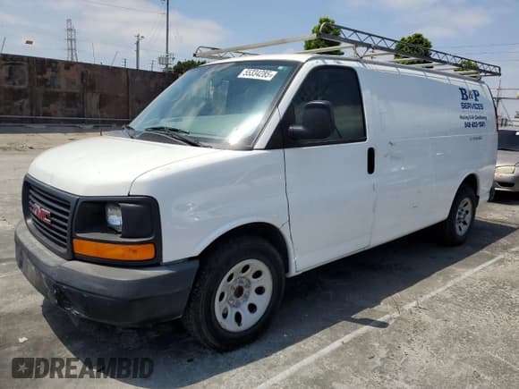 ✅ 2013 GMC Savana Cargo • VIN: 1GTS7AFX0D1134456 • Lot: 58277995. Listed on Copart with 219,696 mi. Free auction sales archive from the USA and detailed vehicle history report at DreamBid. Image 1.