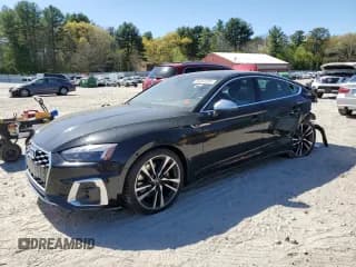 ✅ 2023 Audi S5 Sportback Premium Plus • VIN: WAUC4CF53PA045232 • Lot: 55267335. Wystawiony na Copart z przebiegiem 11 066 mil. Bezpłatny archiwum sprzedaży aukcyjnych z USA i szczegółowy raport historii pojazdu na DreamBid. Zdjęcie 1.