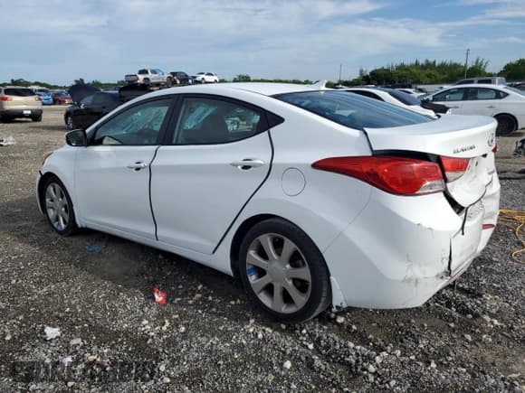 ✅ 2013 Hyundai Elantra GLS • VIN: 5NPDH4AE2DH219384 • Lot: 64769245. Listed on Copart with 184,906 mi. Free auction sales archive from the USA and detailed vehicle history report at DreamBid. Image 2.