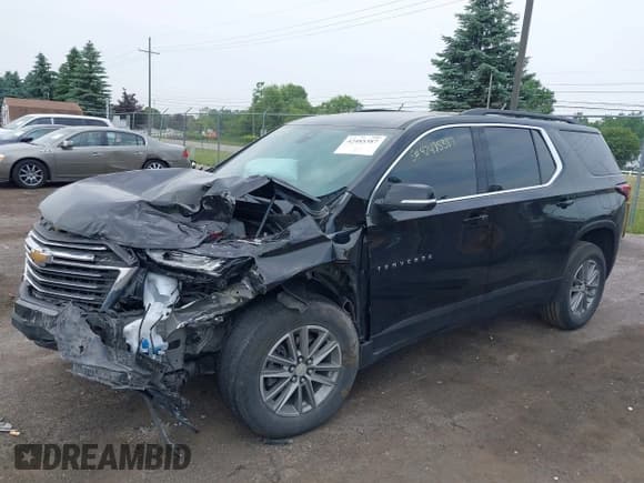 ✅ 2023 Chevrolet Traverse LT Cloth • VIN: 1GNERGKW6PJ220745 • Lot: 42485387. Listed on IAAI with 24,715 mi. Free auction sales archive from the USA and detailed vehicle history report at DreamBid. Image 17.