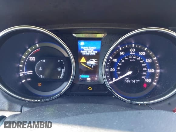 ✅ 2012 Hyundai Sonata Hybrid • VIN: KMHEC4A4XCA040960 • Lot: 43406600. Listed on IAAI with 144,747 mi. Free auction sales archive from the USA and detailed vehicle history report at DreamBid. Image 7.