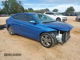 2017 Hyundai Elantra Limited z VIN 5NPD84LF3HH053193, wystawiony jako Copart lot #82223155 z przebiegiem 163 749 mil mil oraz Szkoda całkowita • Salvage title. Historia ofert i sprzedaży dostępna na DreamBid. Obrazek 4.