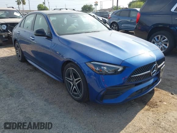 ✅ 2023 Mercedes-Benz C 300 • VIN: W1KAF4GB1PR104591 • Lot: 42148258. Listed on IAAI with 26,407 mi. Free auction sales archive from the USA and detailed vehicle history report at DreamBid. Image 1.