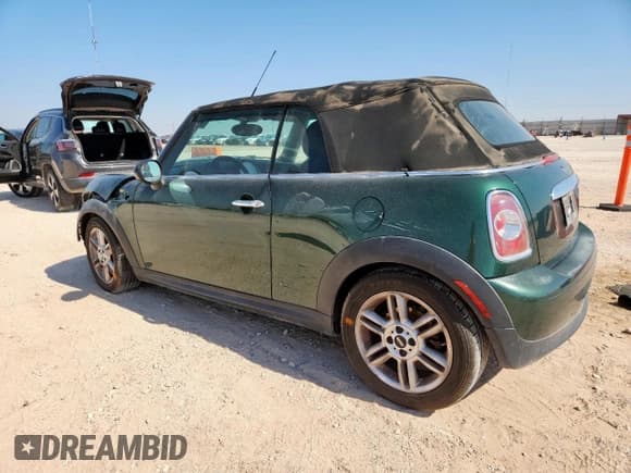 ✅ 2013 MINI Convertible • VIN: WMWZN3C50DT568378 • Lot: 80324845. Listed on Copart with 107,226 mi. Free auction sales archive from the USA and detailed vehicle history report at DreamBid. Image 2.