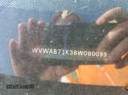 ✅ 2008 Volkswagen Rabbit S • VIN: WVWAB71K38W080099 • Lot: 84264675. Listed on Copart with Not provided. Free auction sales archive from the USA and detailed vehicle history report at DreamBid. Image 12.