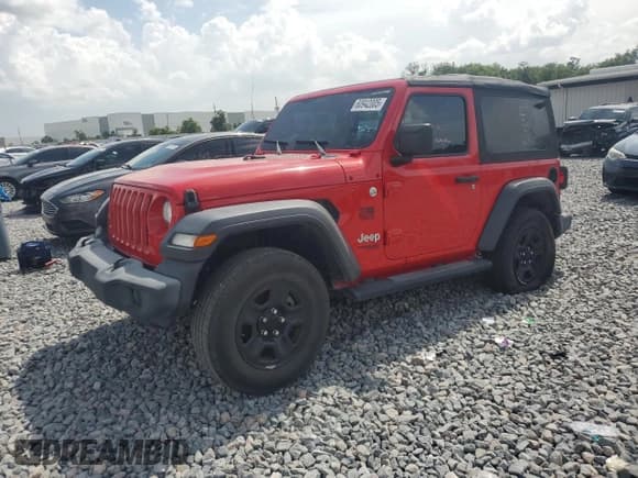 ✅ 2020 Jeep Wrangler Sport S • VIN: 1C4GJXAN0LW282320 • Lot: 60942005. Wystawiony na Copart z przebiegiem Nie podano. Bezpłatny archiwum sprzedaży aukcyjnych z USA i szczegółowy raport historii pojazdu na DreamBid. Zdjęcie 1.