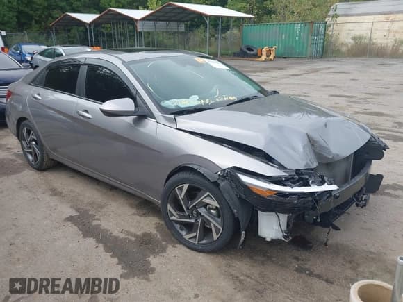 ✅ 2024 Hyundai Elantra SEL • VIN: KMHLS4DG6RU766628 • Lot: 43410062. Listed on IAAI with 30,009 mi. Free auction sales archive from the USA and detailed vehicle history report at DreamBid. Image 1.