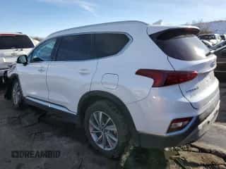 2019 Hyundai Santa Fe SEL z VIN 5NMS3CAD8KH057052, wystawiony jako Copart lot #39384233 z przebiegiem 49 927 mil mil oraz . Historia ofert i sprzedaży dostępna na DreamBid. Obrazek 2.