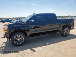 2025 Chevrolet Silverado 1500 LT z VIN 2GCUKDED6S1116227, wystawiony jako Copart lot #65631095 z przebiegiem 14 098 mil mil oraz Czysty tytuł • Clean title. Historia ofert i sprzedaży dostępna na DreamBid. Obrazek 1.