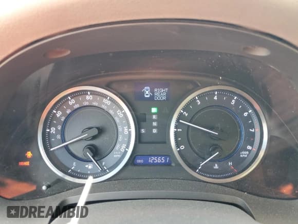 ✅ 2012 Lexus IS 250 • VIN: JTHCF5C25C5058746 • Lot: 91370785. Listed on Copart with 125,651 mi. Free auction sales archive from the USA and detailed vehicle history report at DreamBid. Image 9.