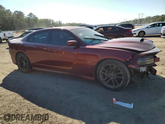2020 Dodge Charger Scat Pack with VIN 2C3CDXGJ8LH120481, listed as a Copart auction lot 81147645 with Not provided miles and Salvage title. Bid and sale history available at DreamBid. Image 4.