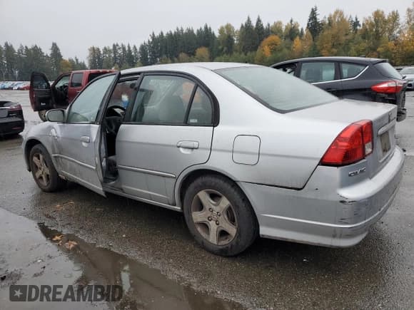 ✅ 2005 Honda Civic EX • VIN: JHMES26775S000717 • Lot: 91121255. Wystawiony na Copart z przebiegiem 177 958 mil. Bezpłatny archiwum sprzedaży aukcyjnych z USA i szczegółowy raport historii pojazdu na DreamBid. Zdjęcie 2.