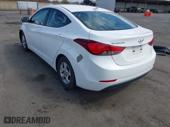 ✅ 2014 Hyundai Elantra SE • VIN: 5NPDH4AE1EH497890 • Lot: 43301486. Listed on IAAI with 230,734 mi. Free auction sales archive from the USA and detailed vehicle history report at DreamBid. Image 3.