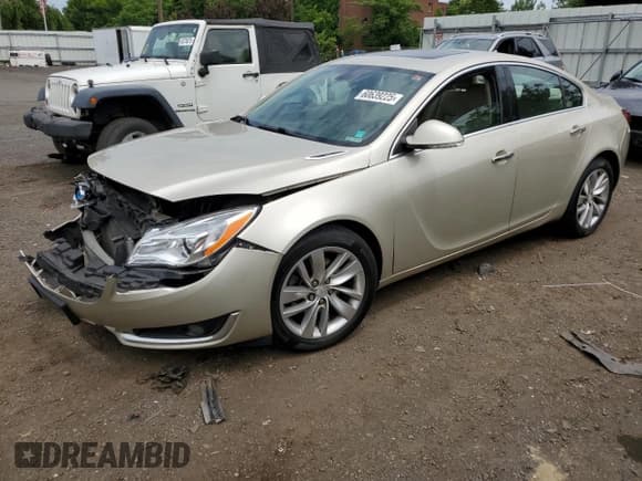 ✅ 2014 Buick Regal Premium II • VIN: 2G4GS5GX6E9288401 • Lot: 60639225. Listed on Copart with 192,944 mi. Free auction sales archive from the USA and detailed vehicle history report at DreamBid. Image 1.