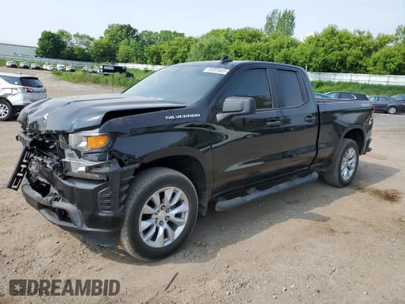 ✅ 2020 Chevrolet Silverado 1500 Custom • VIN: 1GCRYBEK9LZ203166 • Lot: 59391685. Listed on Copart with 70,840 mi. Free auction sales archive from the USA and detailed vehicle history report at DreamBid. Image 1.