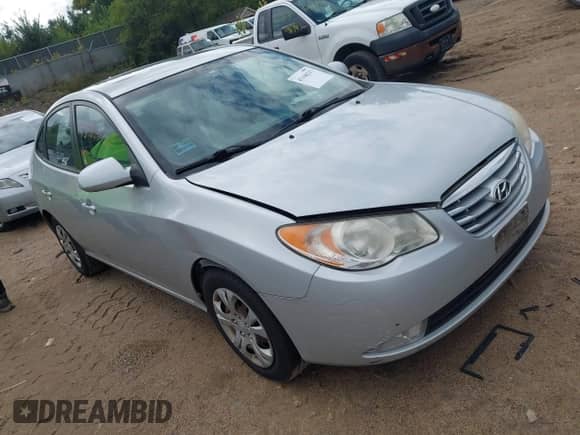 2010 Hyundai Elantra SE with VIN KMHDU4AD2AU099442, listed as a IAAI auction lot 43160213 with 142,346 mi miles and . Bid and sale history available at DreamBid. Image 1.