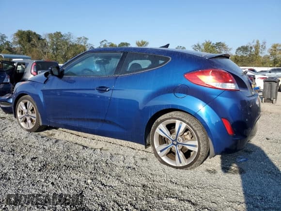 ✅ 2016 Hyundai Veloster • VIN: KMHTC6AD3GU249142 • Lot: 74515024. Listed on Copart with 65,693 mi. Free auction sales archive from the USA and detailed vehicle history report at DreamBid. Image 2.
