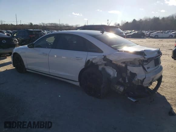 ✅ 2023 Audi S8 • VIN: WAULSAF85PN000614 • Lot: 84752864. Listed on Copart with 20,079 mi. Free auction sales archive from the USA and detailed vehicle history report at DreamBid. Image 2.