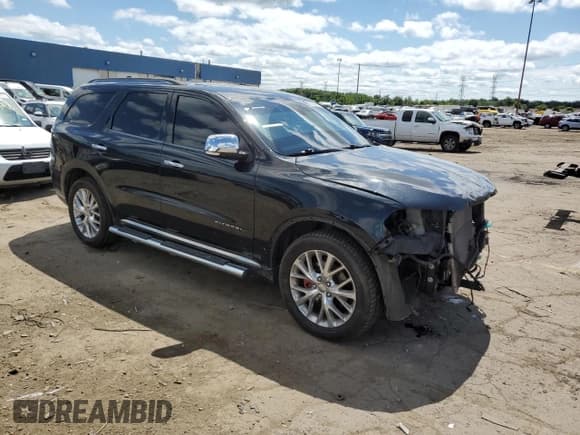 ✅ 2014 Dodge Durango Citadel • VIN: 1C4RDJEG5EC358983 • Lot: 65308815. Listed on Copart with 156,026 mi. Free auction sales archive from the USA and detailed vehicle history report at DreamBid. Image 4.