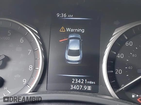 ✅ 2023 Infiniti Q50 Red Sport 400 • VIN: JN1FV7DR6PM590532 • Lot: 43434220. Listed on IAAI with 23,421 mi. Free auction sales archive from the USA and detailed vehicle history report at DreamBid. Image 14.