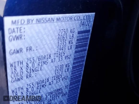 ✅ 2022 Infiniti QX60 Pure • VIN: 5N1DL1ER1NC337753 • Лот: 68747655. Опубликован ранее на Copart с пробегом 53 337 миль. Бесплатный доступ к архиву аукционных продаж из США и подробный отчёт об истории автомобиля на DreamBid. Изображение 14.