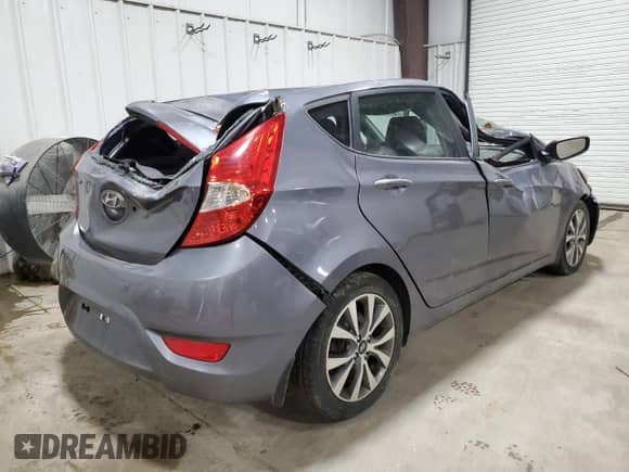 2017 Hyundai Accent Sport with VIN KMHCU5AE1HU333557, listed as a Copart auction lot 57465985 with 62,730 mi miles and Clean title. Bid and sale history available at DreamBid. Image 3.