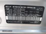 ✅ 2020 Mitsubishi Outlander ES • VIN: JA4AR3AU4LU024712 • Lot: 43433519. Listed on IAAI with 63,260 mi. Free auction sales archive from the USA and detailed vehicle history report at DreamBid. Image 9.